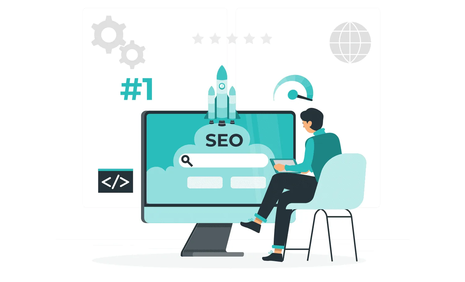 SEO ranking illustration